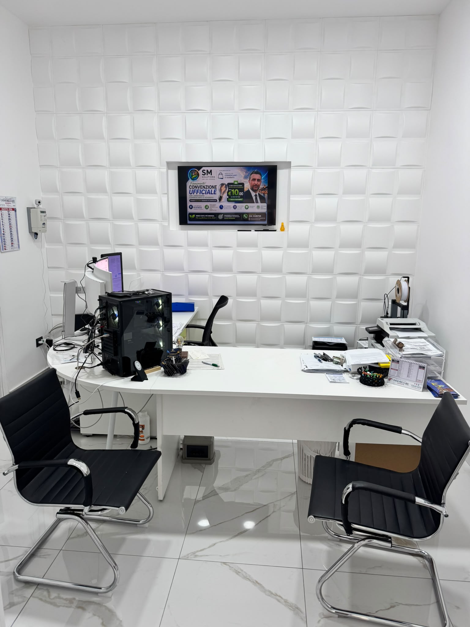 Sala consulenza dello studio SM Solutions